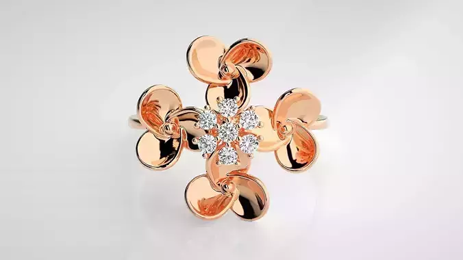 Ultra light wt Women Ring 3dm stl renders details 