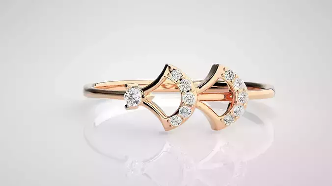 Ultra light wt Women Ring 3dm stl renders details 