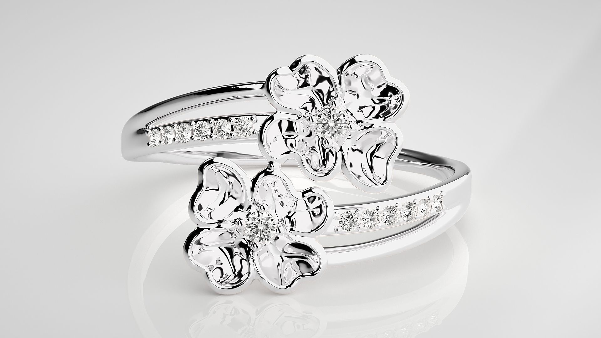 Ultra light wt Women Ring 3dm stl renders details  3D print model_5