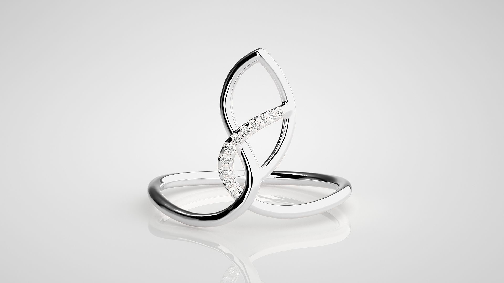 Ultra light wt Women Ring 3dm stl renders details  3D print model_4