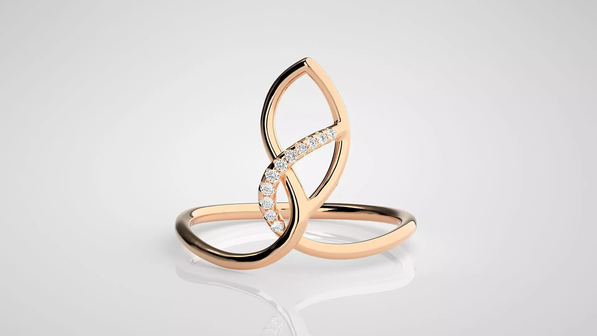 Ultra light wt Women Ring 3dm stl renders details  3D print model_0