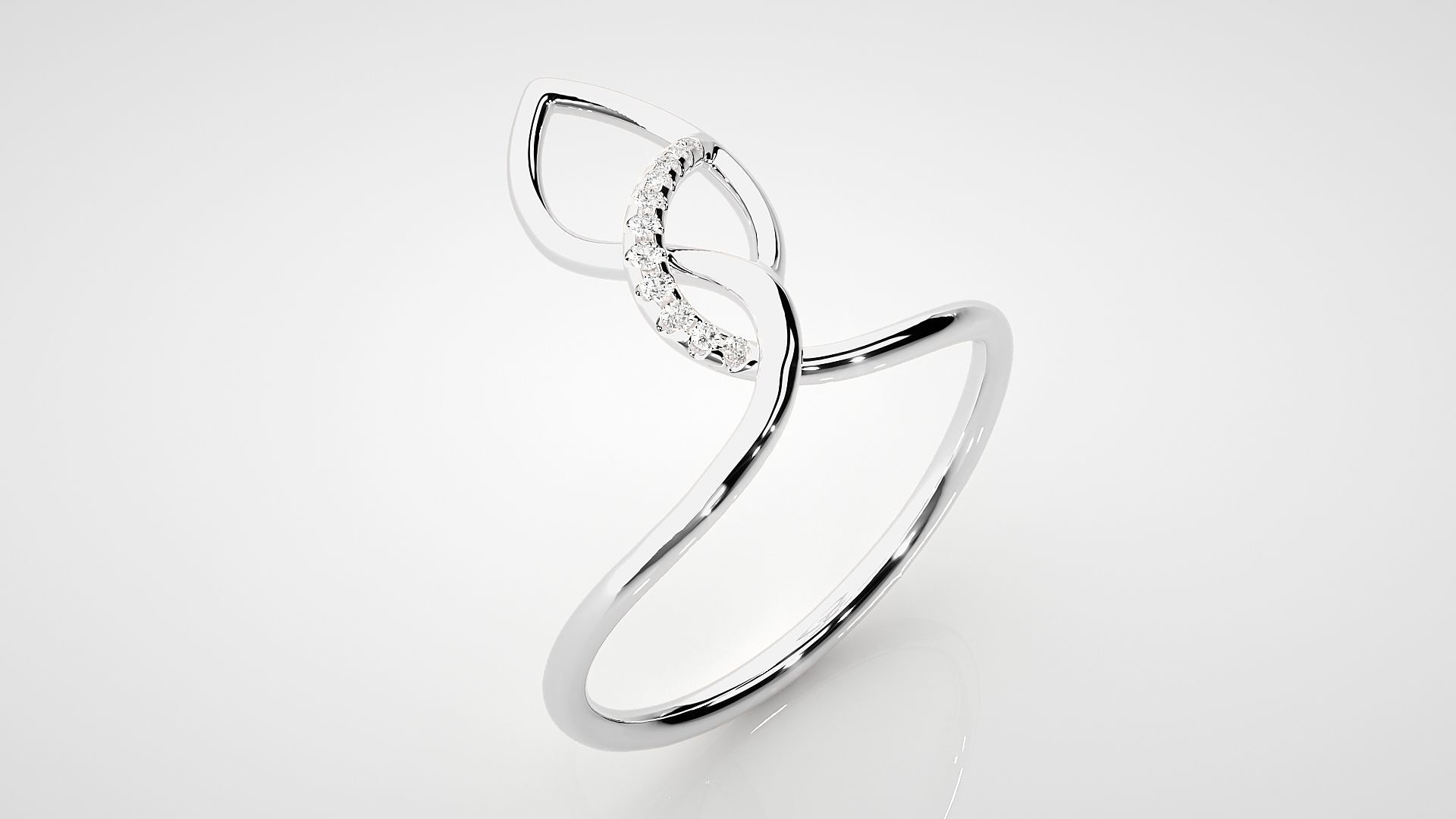 Ultra light wt Women Ring 3dm stl renders details  3D print model_6