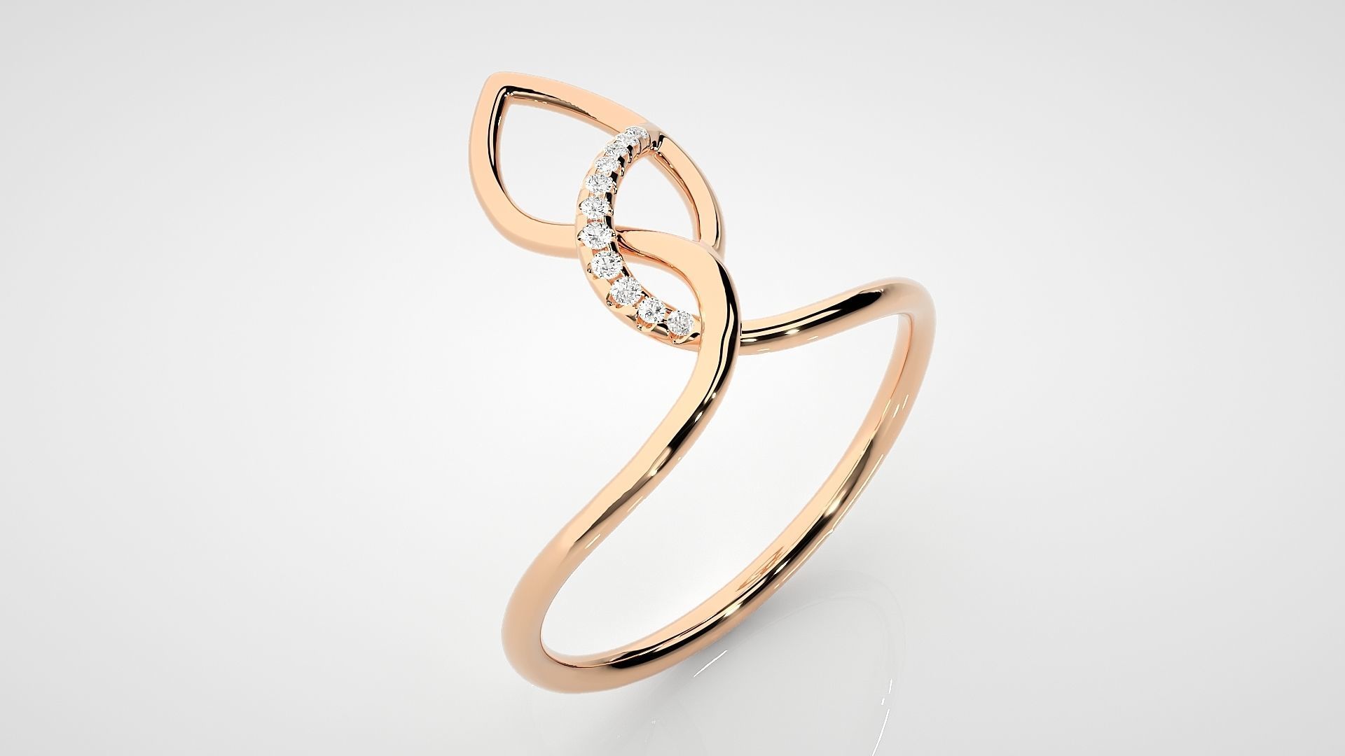Ultra light wt Women Ring 3dm stl renders details  3D print model_2