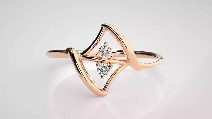 Ultra light wt Women Ring 3dm stl renders details 