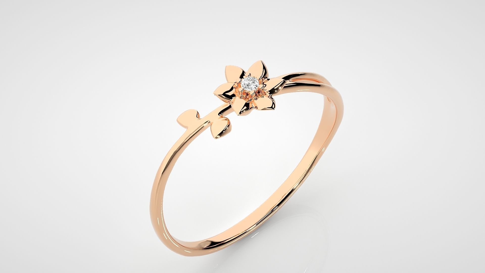 Ultra light wt Women Ring 3dm stl renders details  3D print model_2