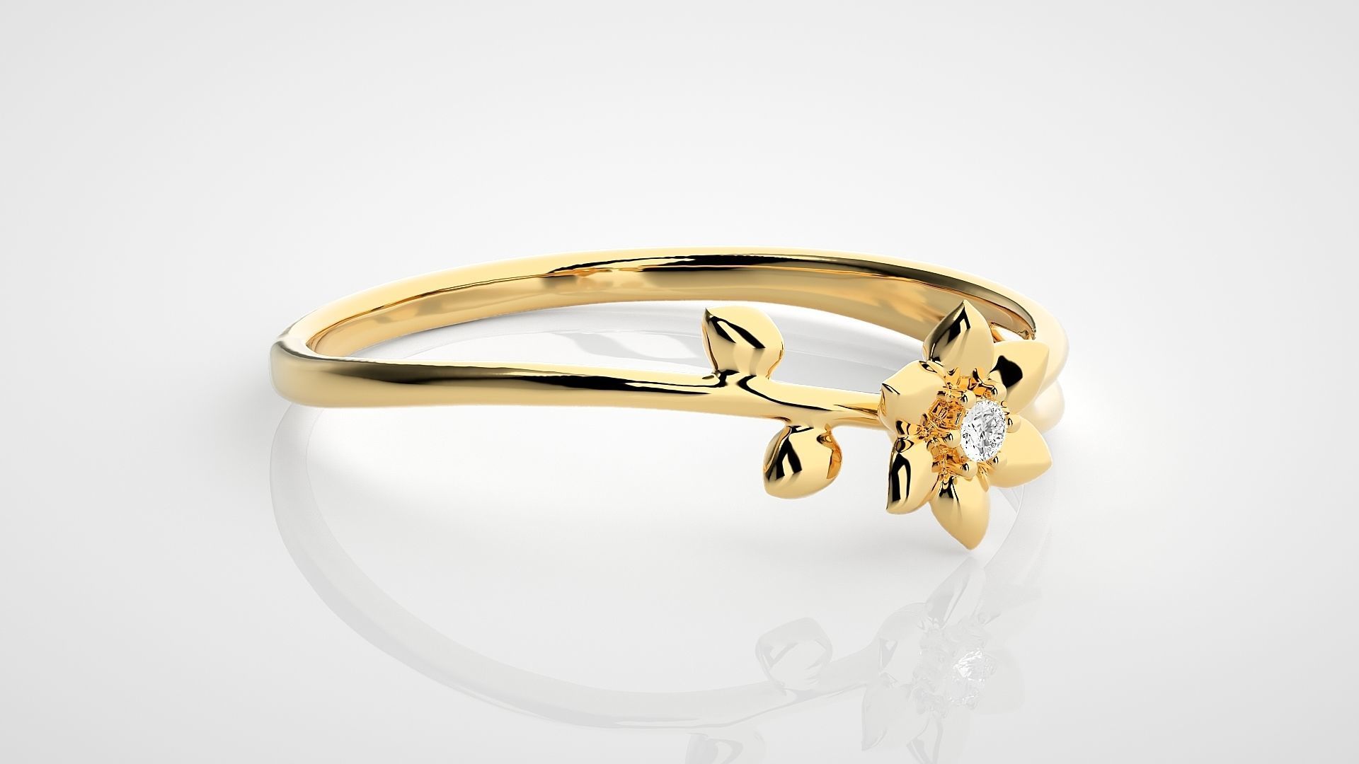 Ultra light wt Women Ring 3dm stl renders details  3D print model_9
