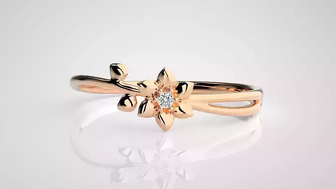 Ultra light wt Women Ring 3dm stl renders details 