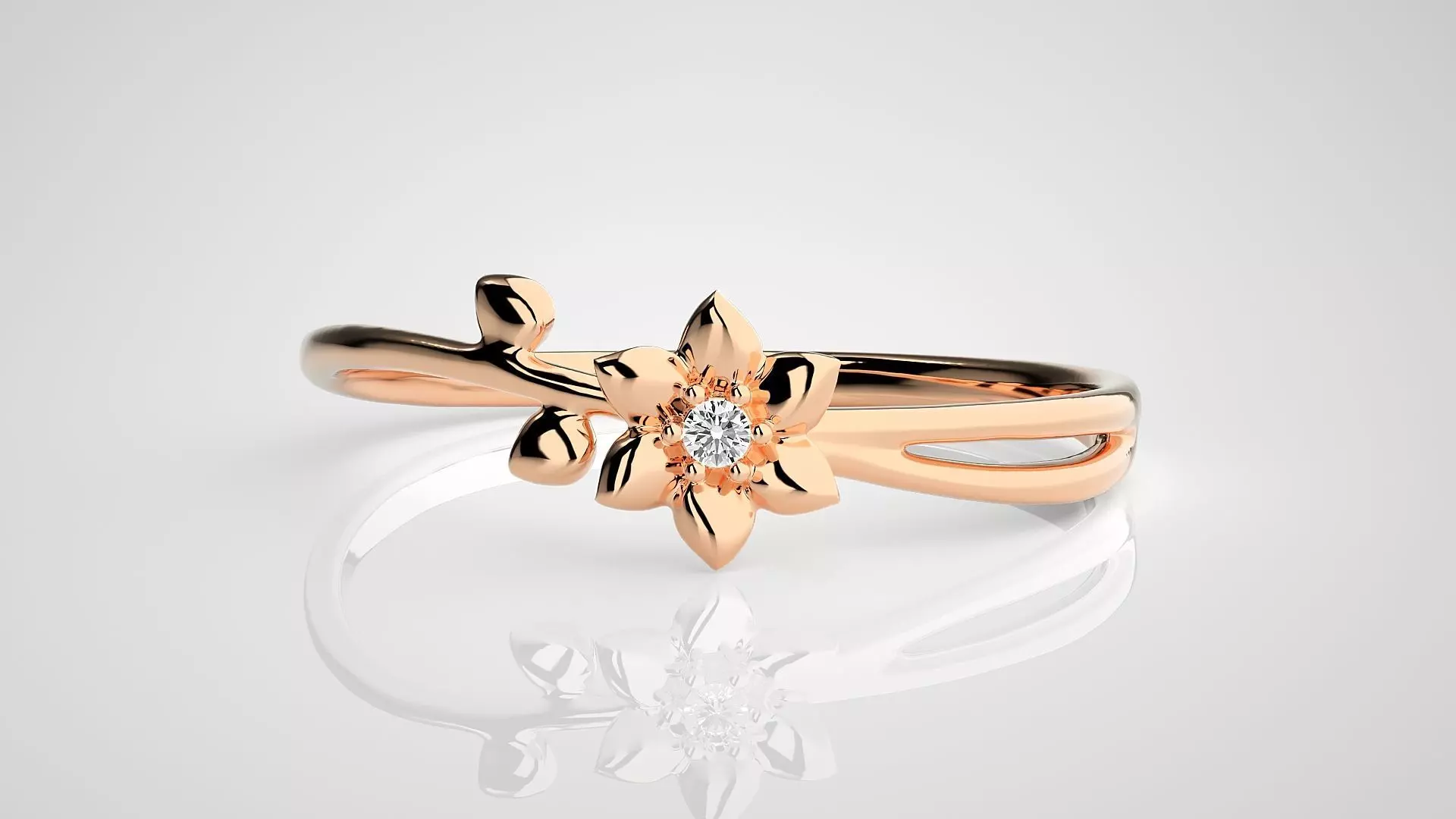 Ultra light wt Women Ring 3dm stl renders details  3D print model_0