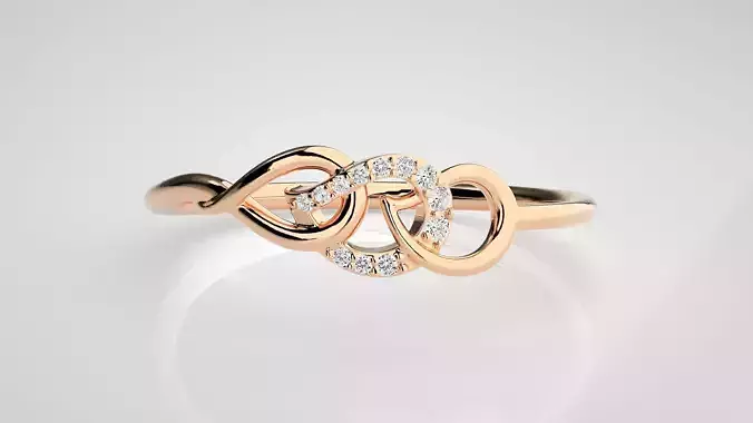 Ultra light wt Women Ring 3dm stl renders details 