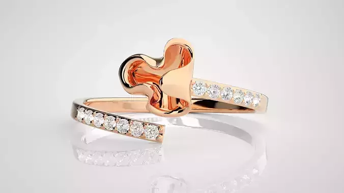 Ultra light wt Women Ring 3dm stl renders details  3D print model