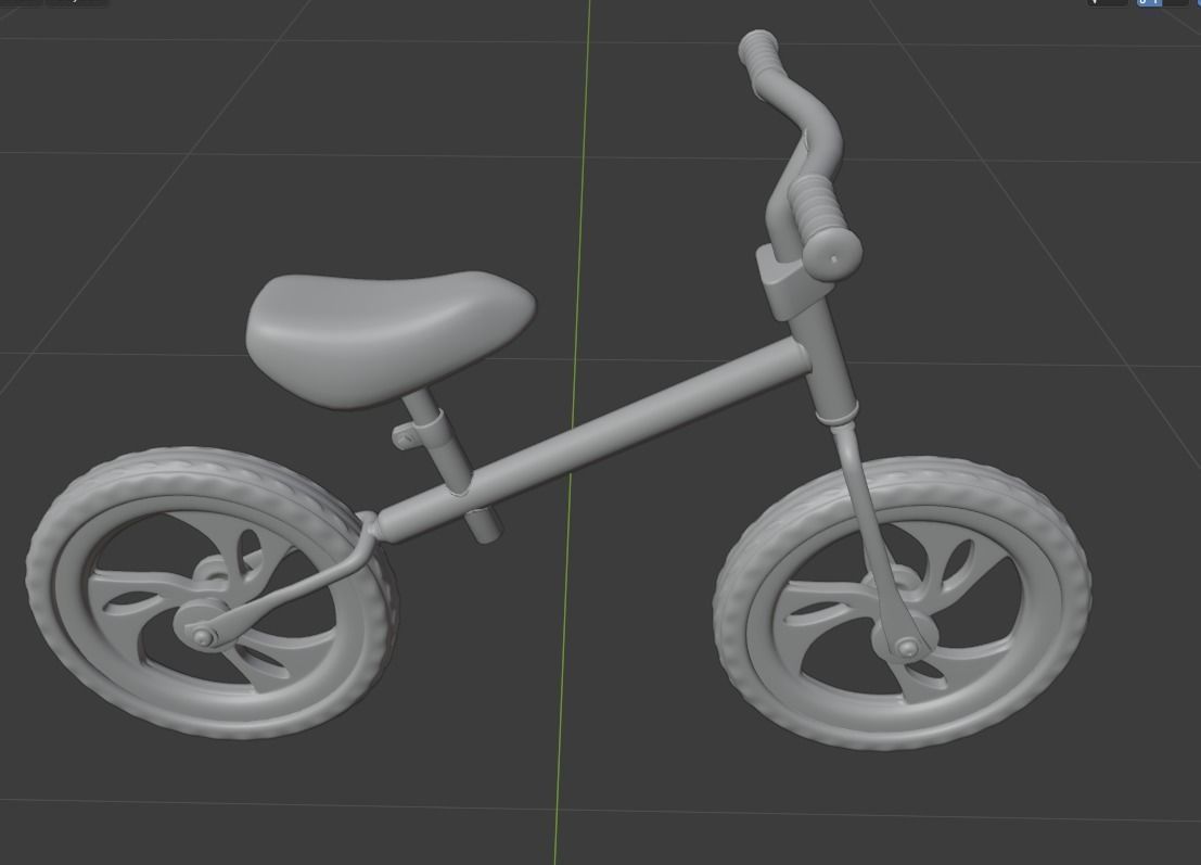 bicycle for kids 3D model_3