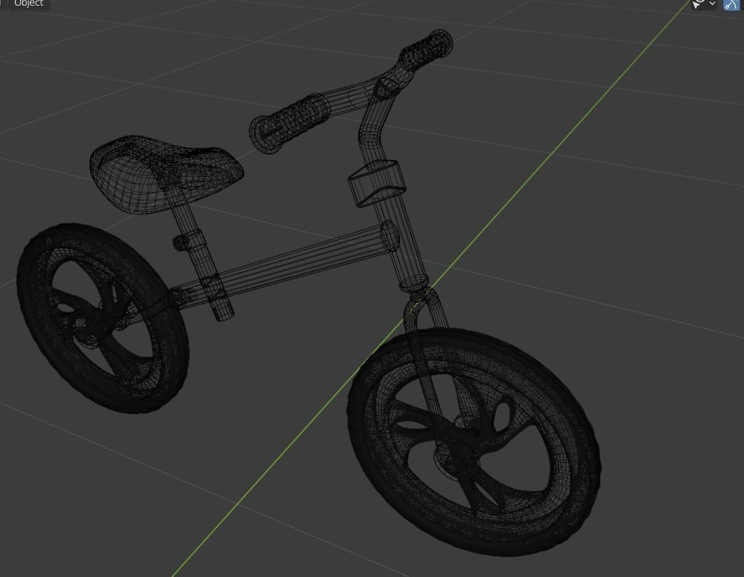 bicycle for kids 3D model_4