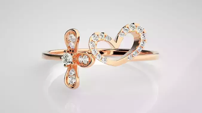 Ultra light wt Women Ring 3dm stl renders details 