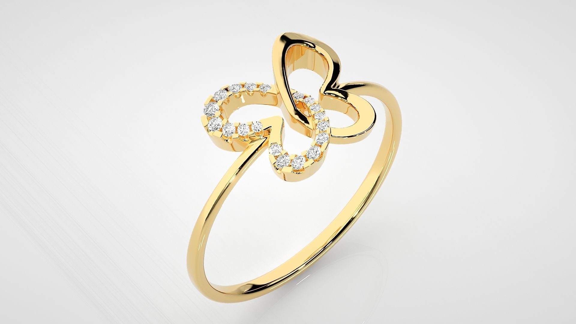 Ultra light wt Women Ring 3dm stl renders details 3D print model_9