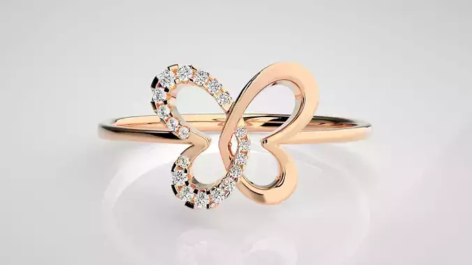 Ultra light wt Women Ring 3dm stl renders details 