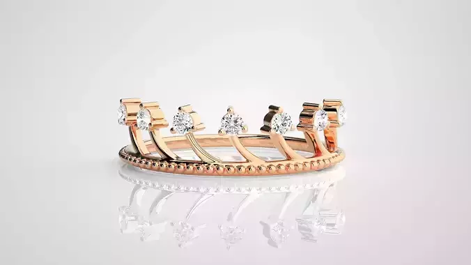 Ultra light wt Women Ring 3dm stl renders details  3D print model
