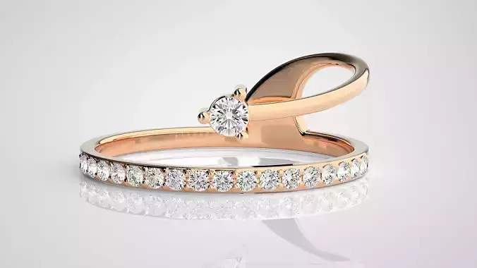 Ultra light wt Women Ring 3dm stl renders details  3D print model