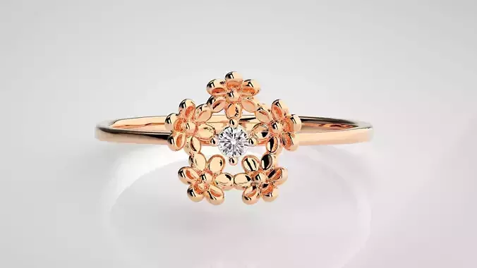 Ultra light wt Women Ring 3dm stl renders details  3D print model