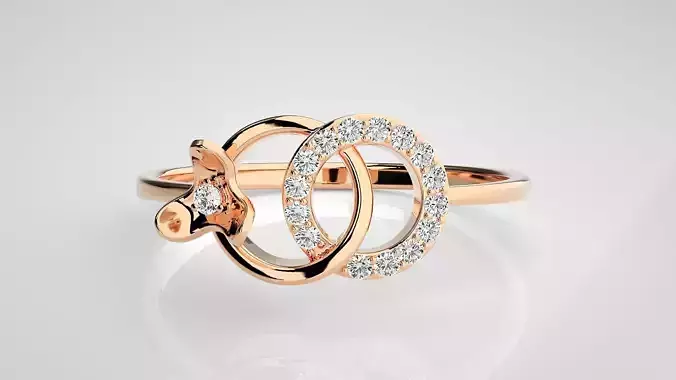 Ultra light wt Women Ring 3dm stl renders details 