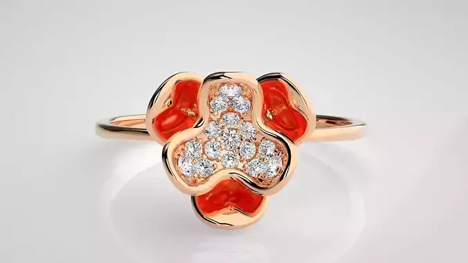 Ultra light wt Women Ring 3dm stl renders details  3D print model