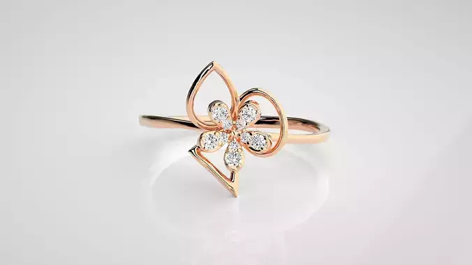 Ultra light wt Women Ring 3dm stl renders details  3D print model