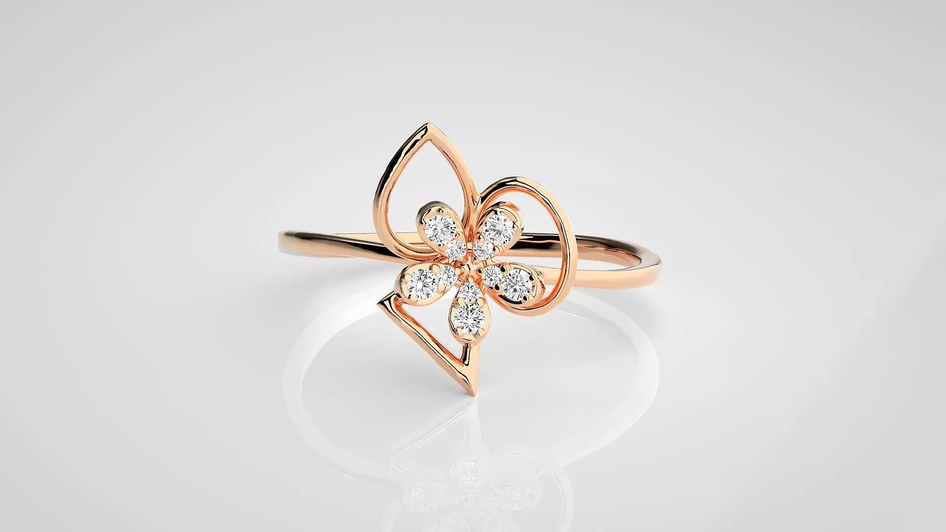 Ultra light wt Women Ring 3dm stl renders details 3D print model_0