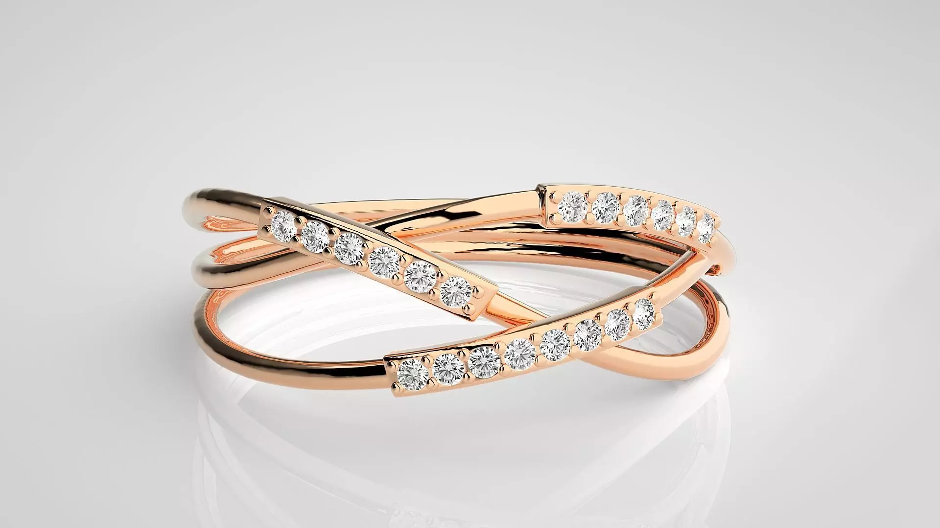 Ultra light wt Women Ring 3dm stl renders details 3D print model_0