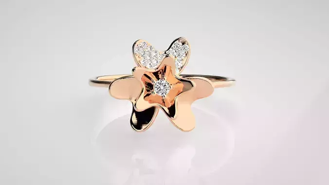 Ultra light wt Women Ring 3dm stl renders details  3D print model