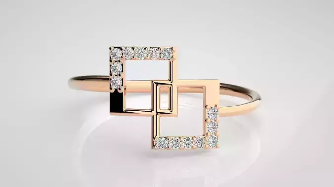 Ultra light wt Women Ring 3dm stl renders details  3D print model