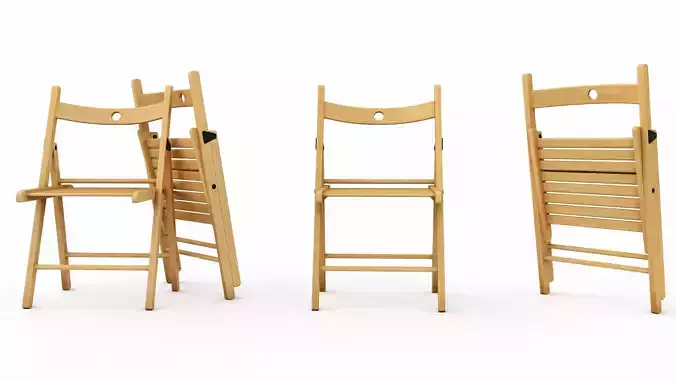 wooden foldable chair