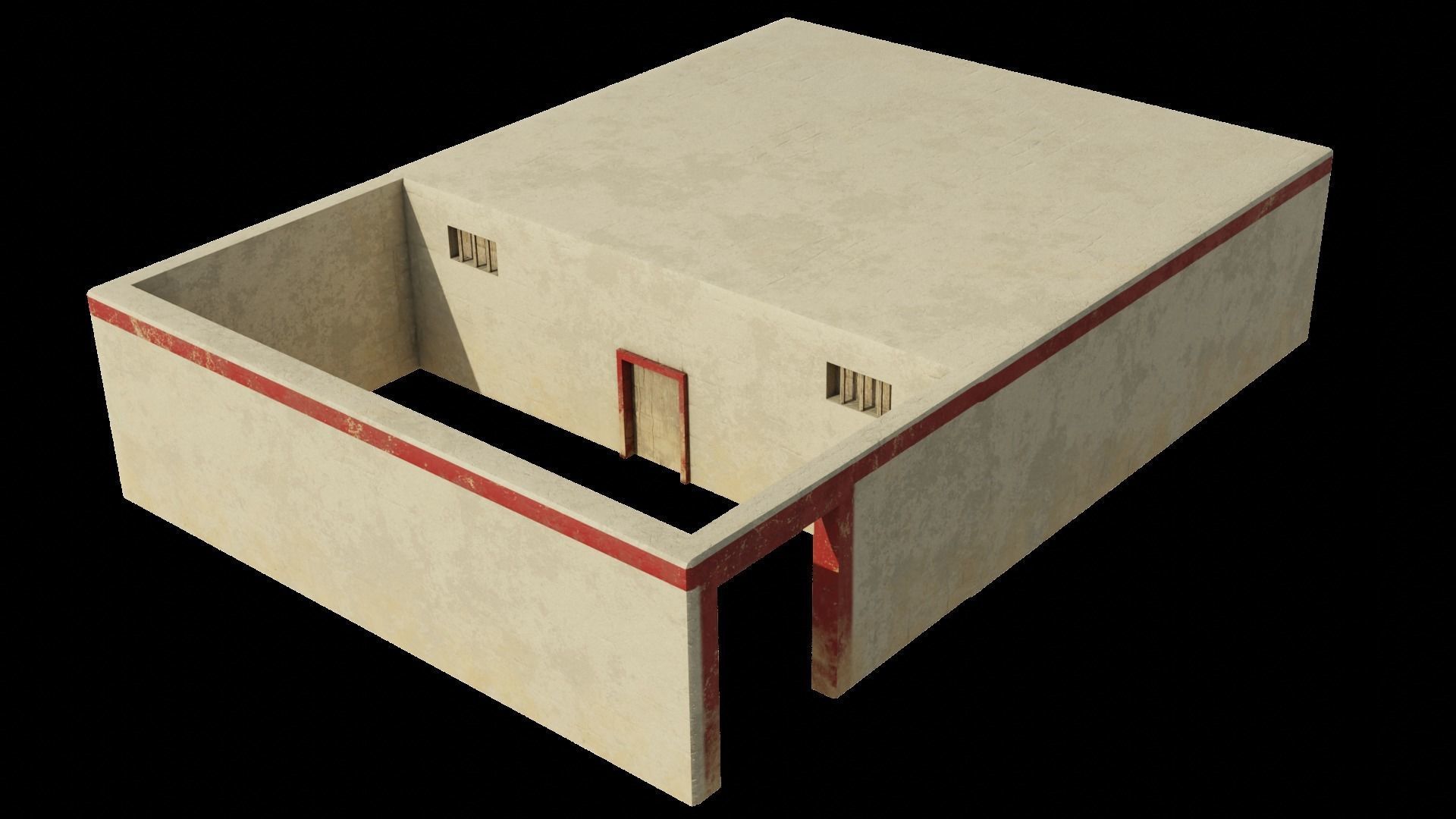 The Eye Of Horus Low-poly 3D model_16