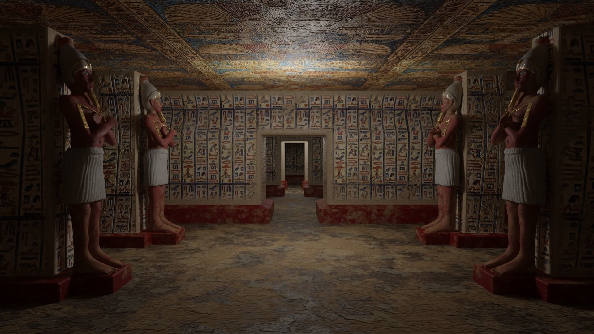 The Eye Of Horus Low-poly 3D model_36