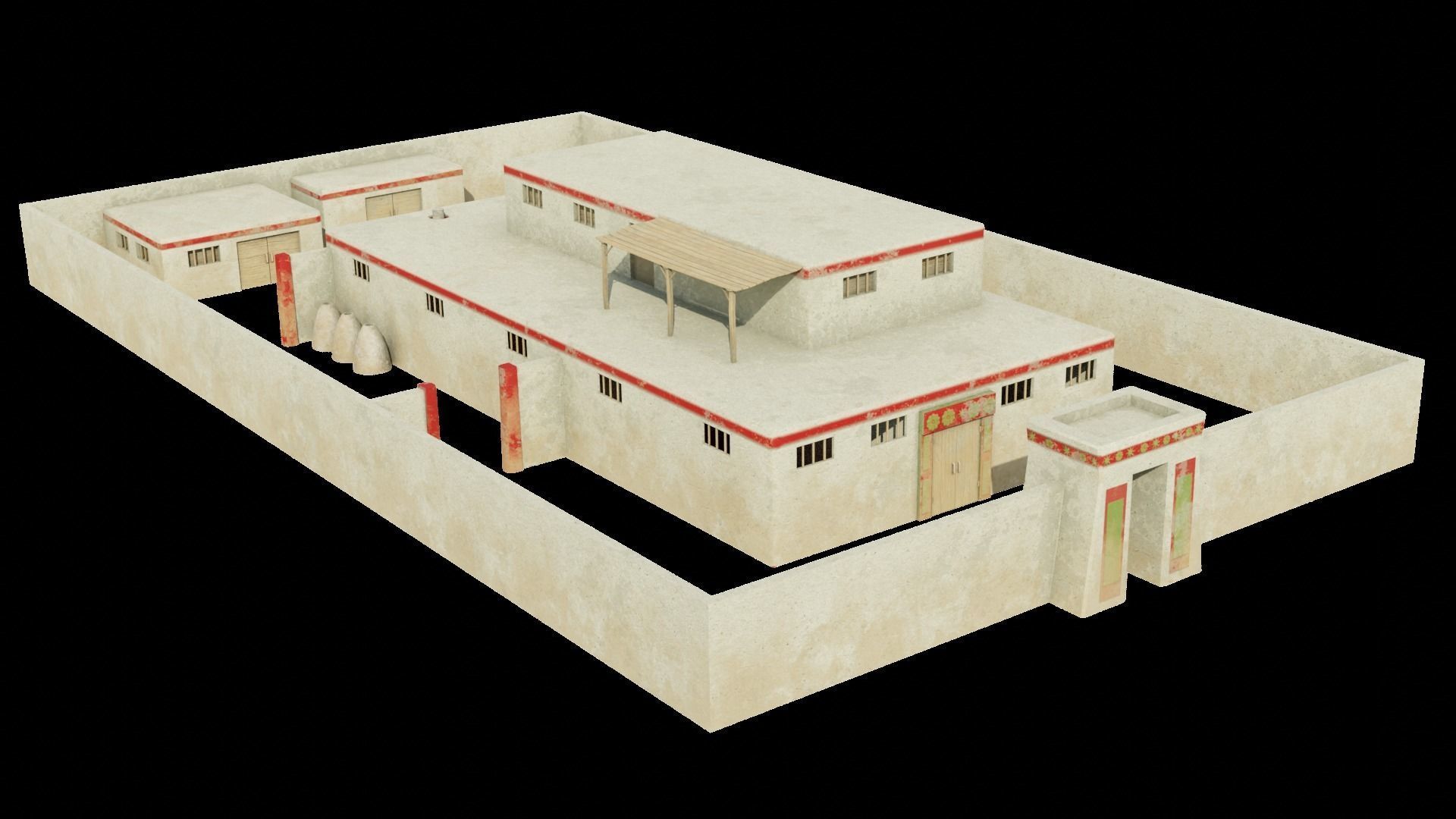 The Eye Of Horus Low-poly 3D model_13