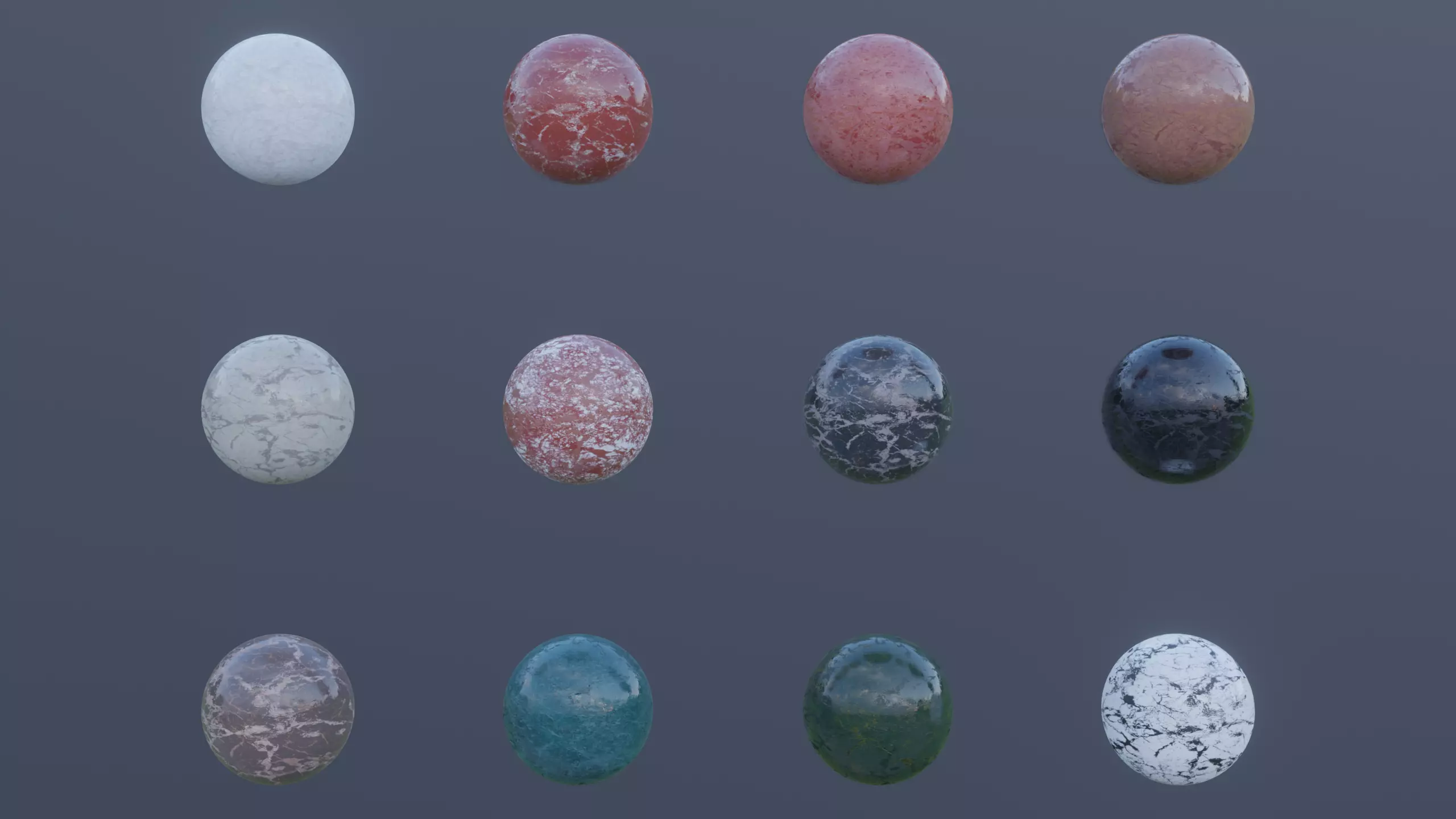 Marble Materials and Tiles 4k PBR Texture_0