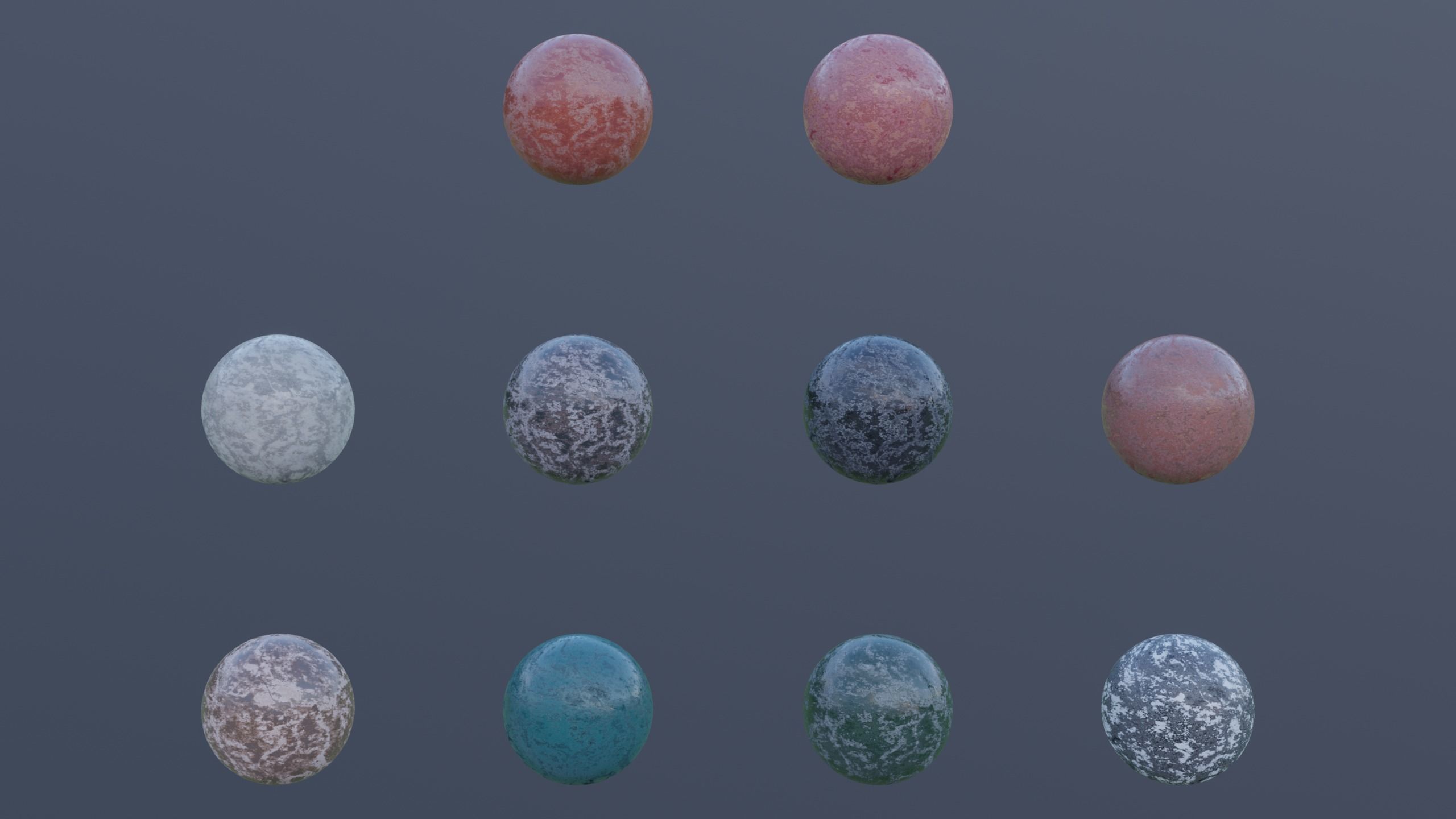 Marble Materials and Tiles 4k PBR Texture_2