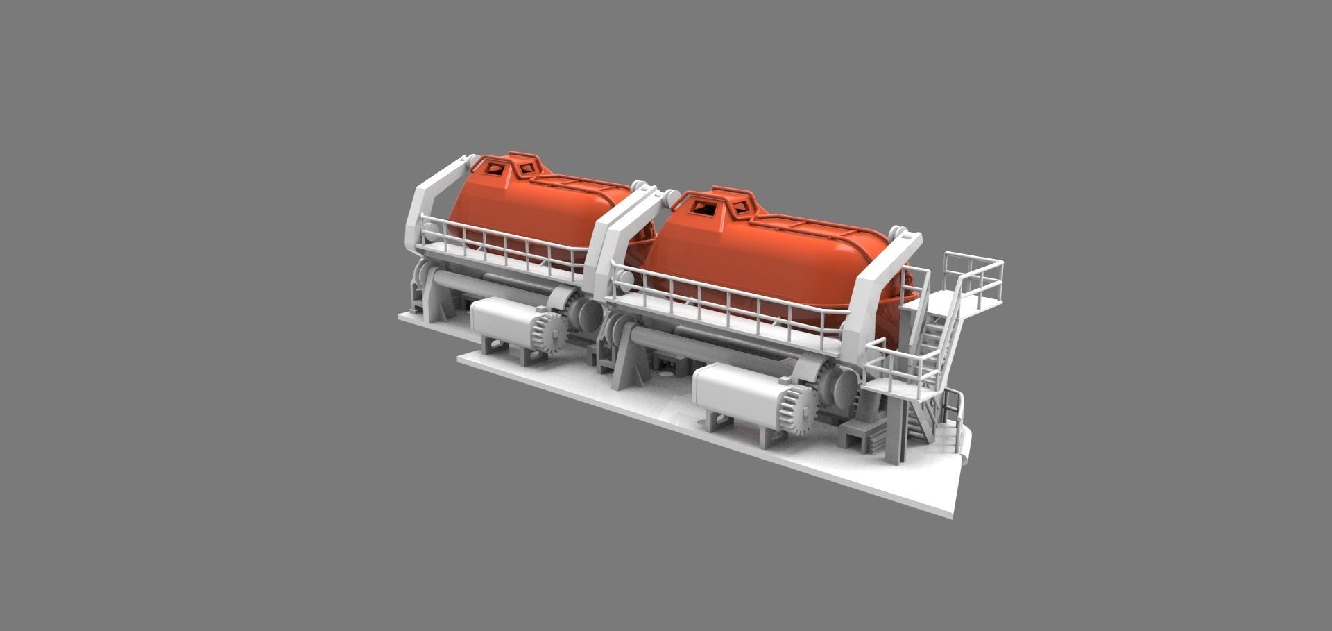 Lifeboat for Seaway Condor 3D print model_1