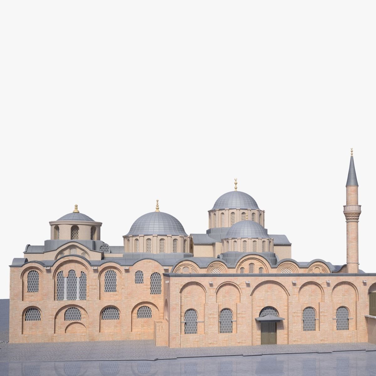 Molla Zeyrek Mosque Monastery of the Pantocrator 3D model_7