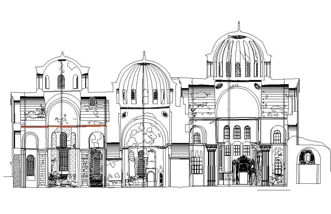 Molla Zeyrek Mosque Monastery of the Pantocrator 3D model_19