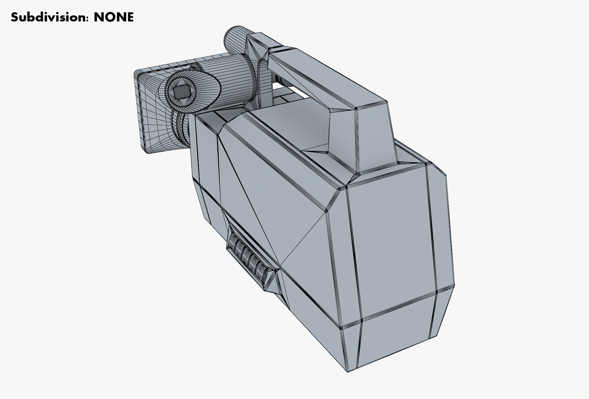 Simple Video Camera v 1 3D model_15