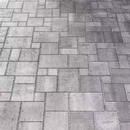 paving stones on sidewalk