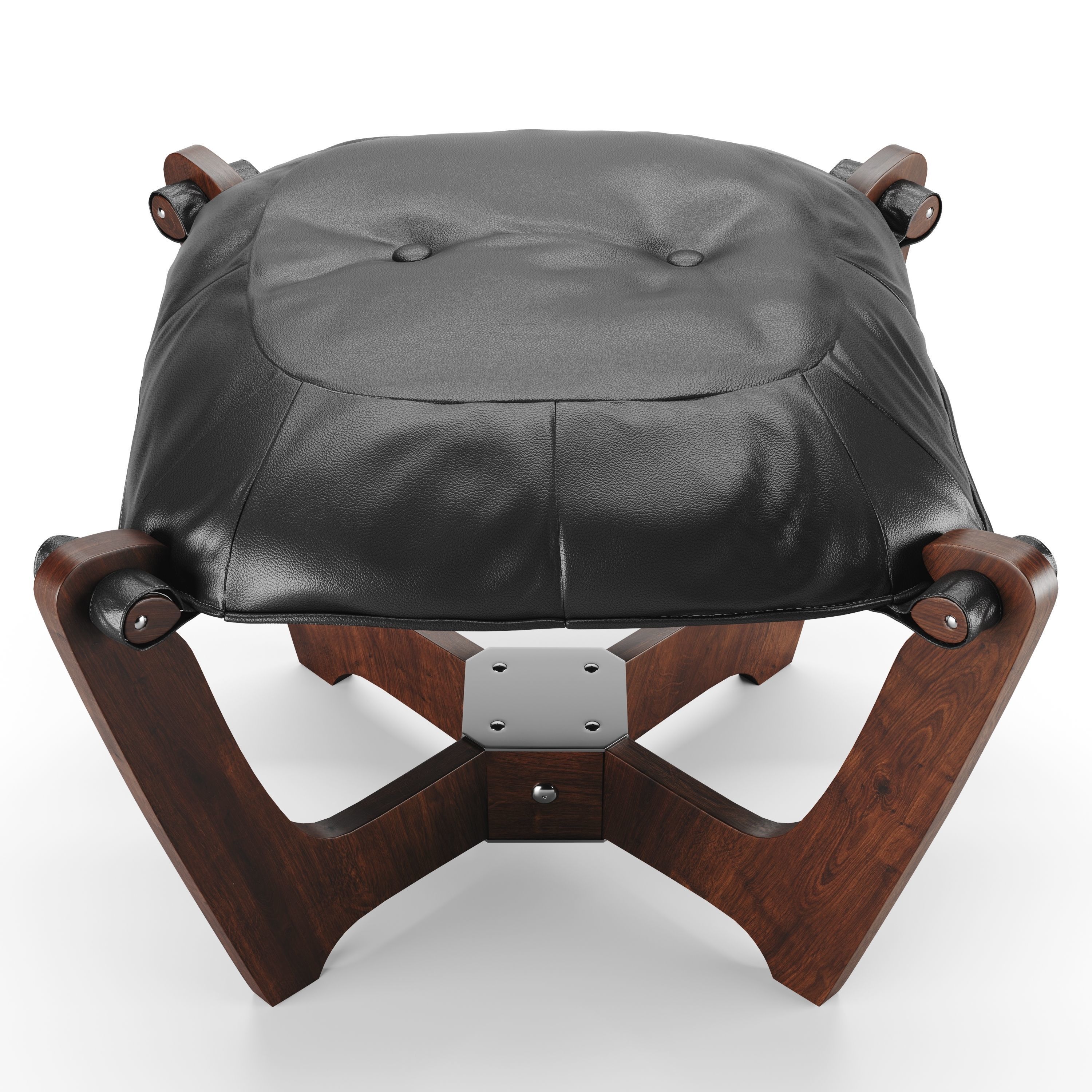 The Luna Ottoman 3D model_2