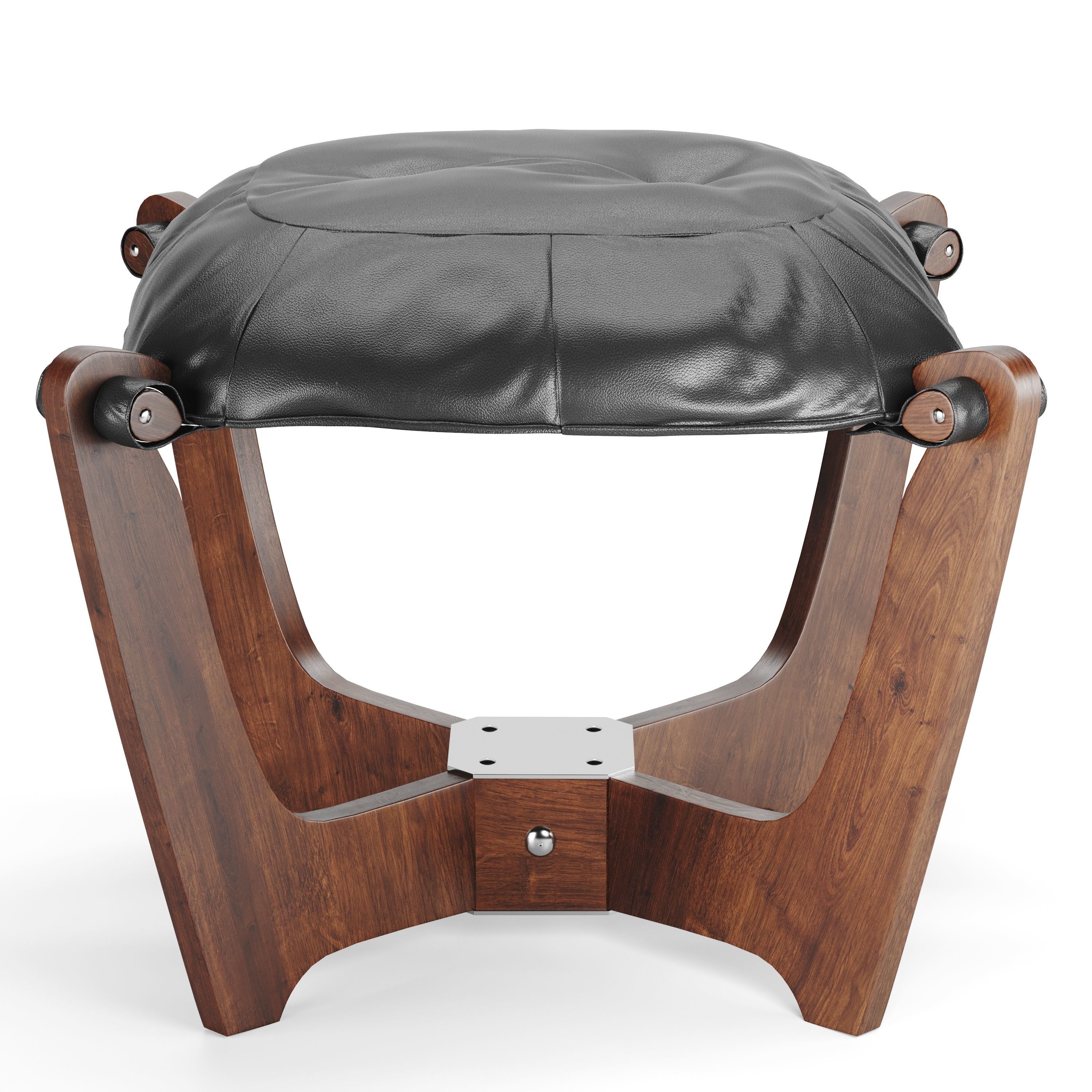 The Luna Ottoman 3D model_5