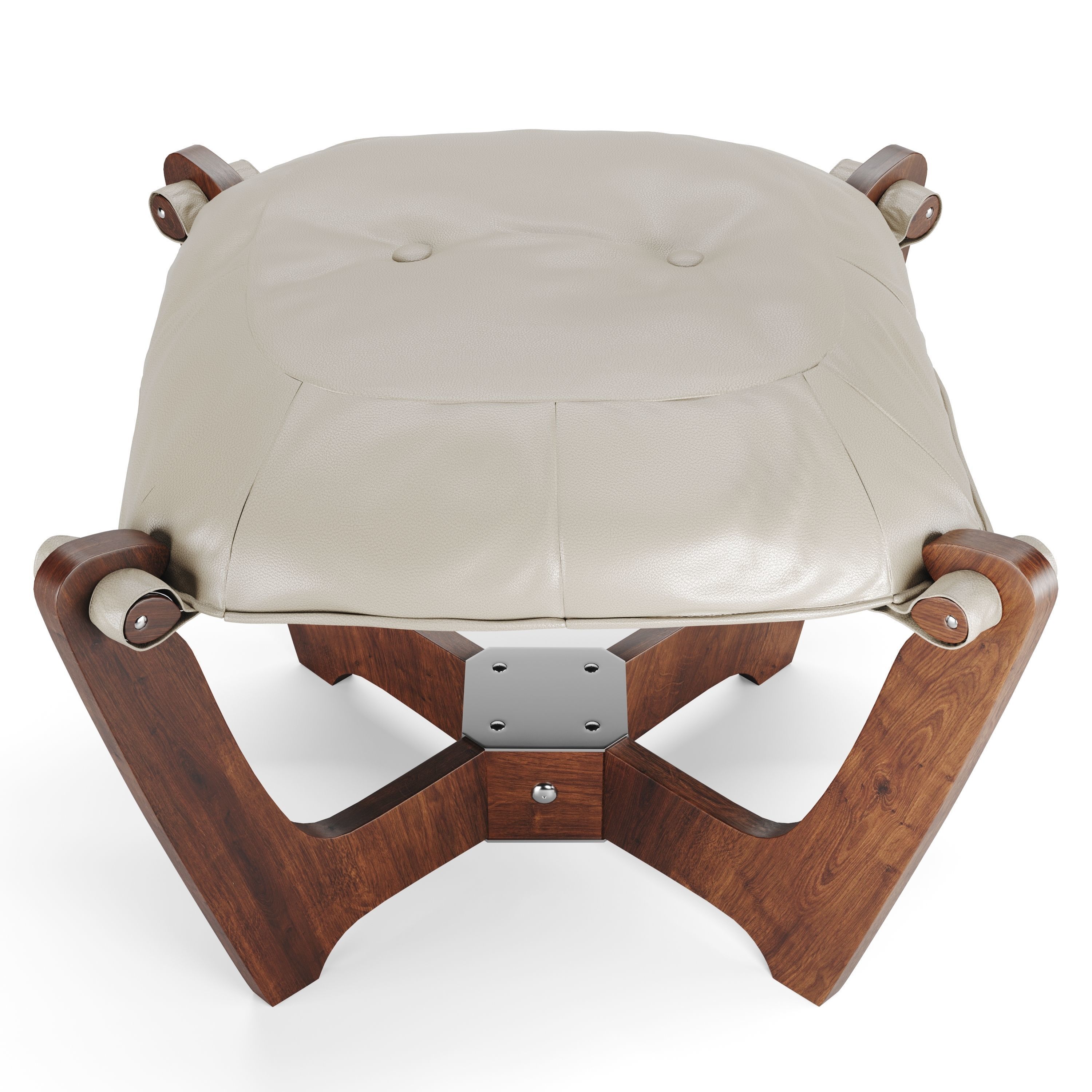 The Luna Ottoman 3D model_1