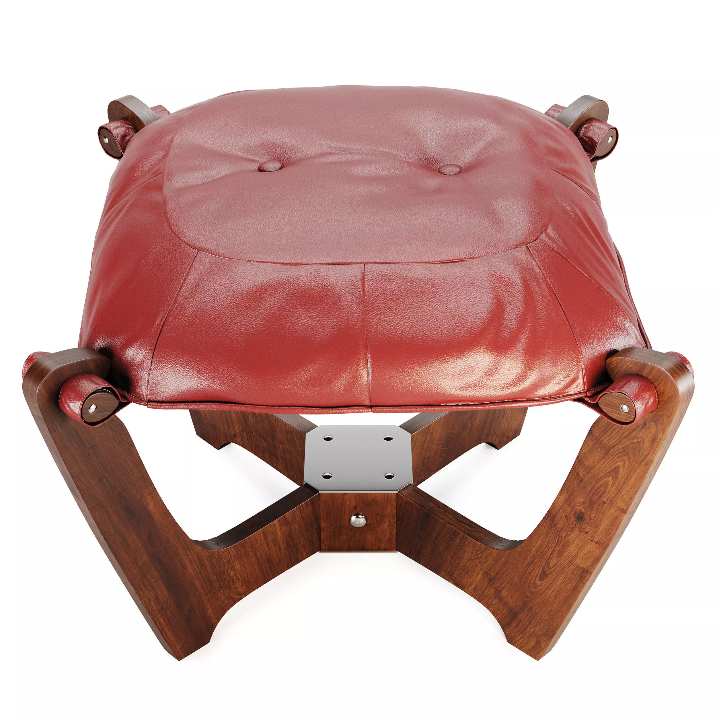 The Luna Ottoman 3D model_0