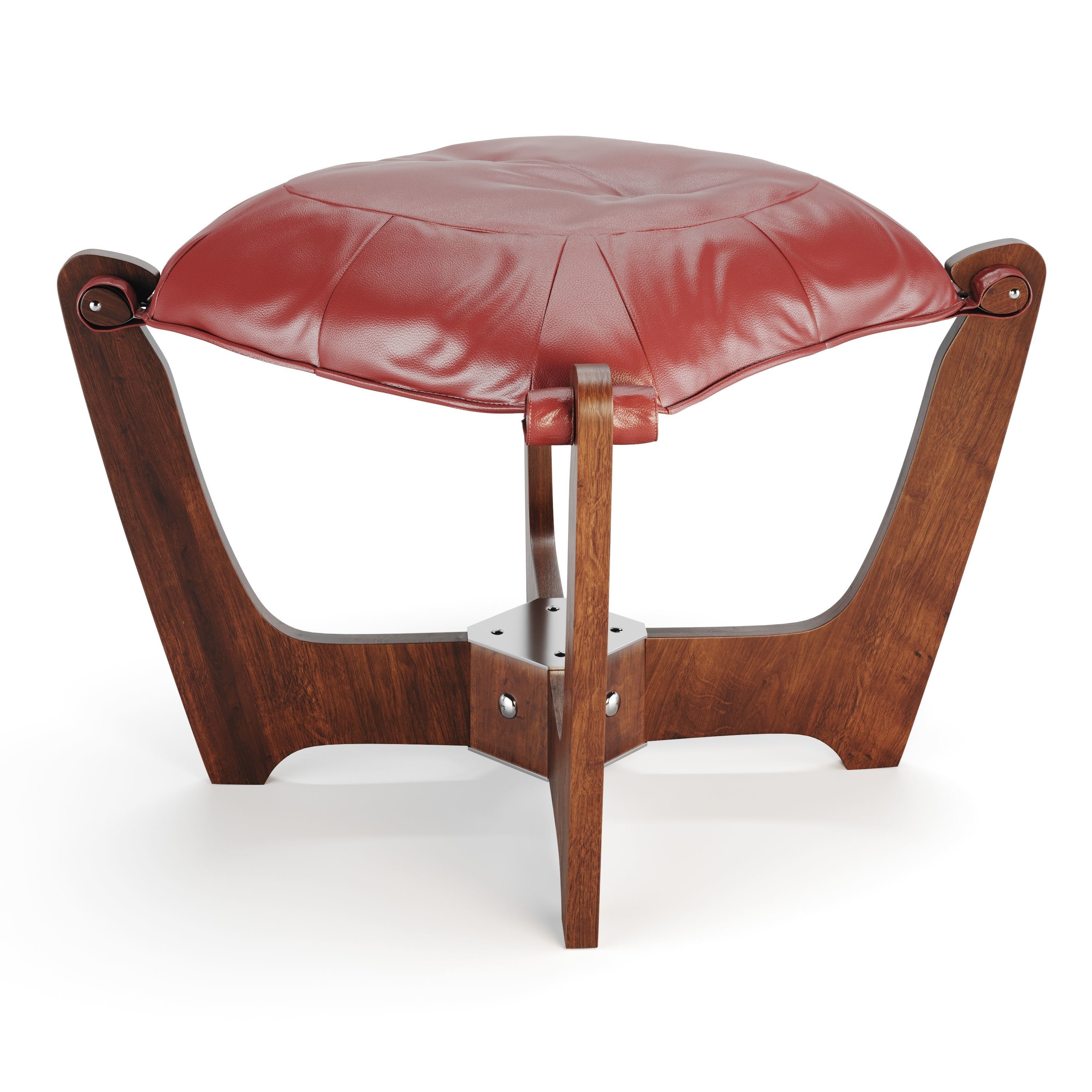 The Luna Ottoman 3D model_6