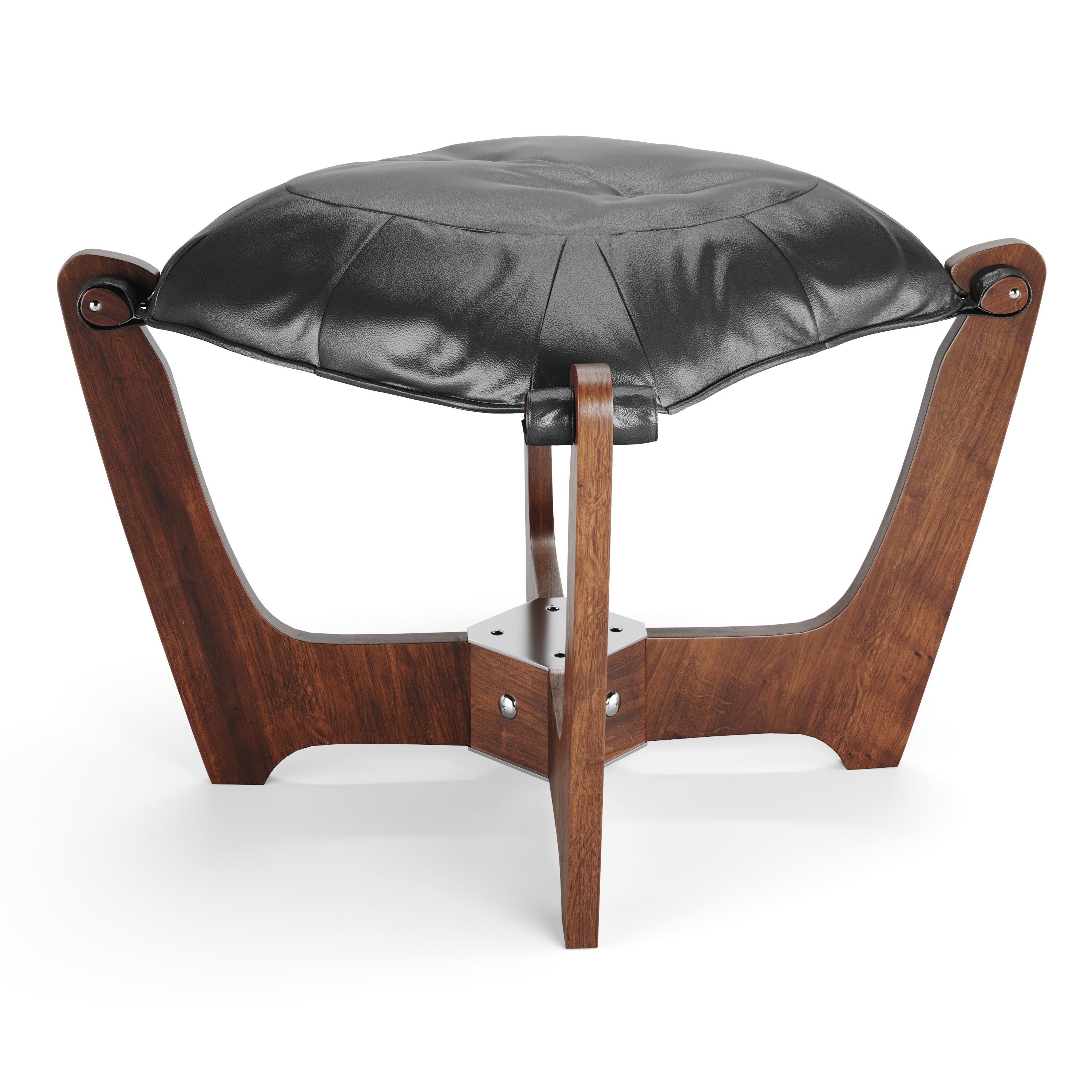 The Luna Ottoman 3D model_8