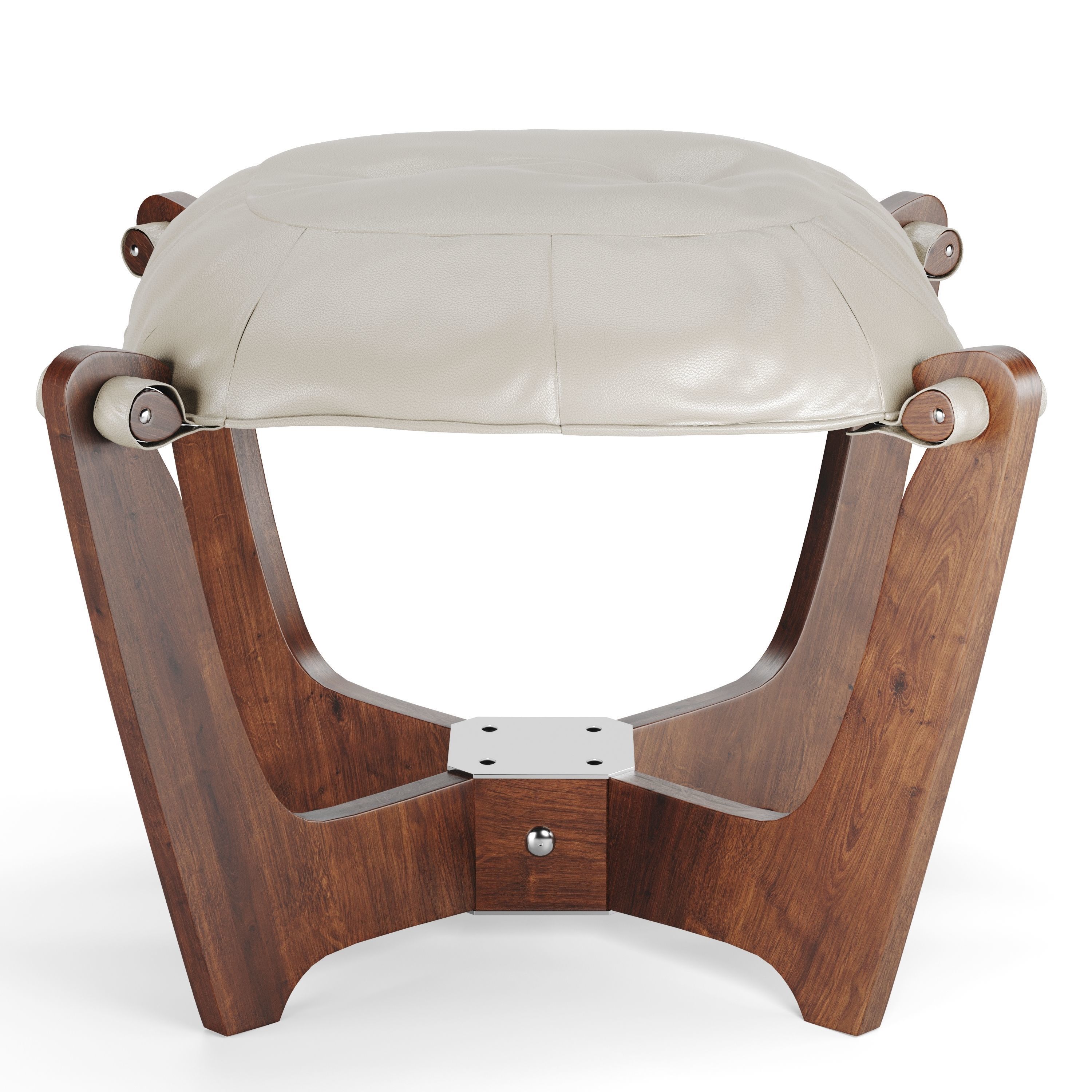 The Luna Ottoman 3D model_4