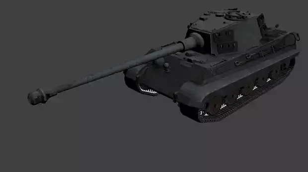 Tiger II Heavy Tank 3D Model 3D model