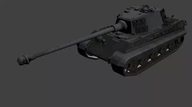 Tiger II Heavy Tank 3D Model 3D model_0