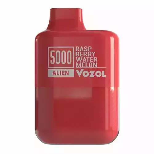 Vozol Alien 5000 Raspberry Watermelon - 4K PBR Low-poly 3D model